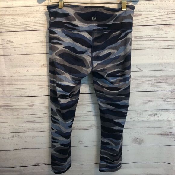 Lululemon Wunder Under Mini Coast Camo leggings 6 - Picture 8 of 8